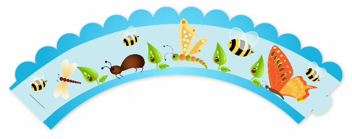 Critters Bugs & Insects - Baby Shower Cupcake Wrappers