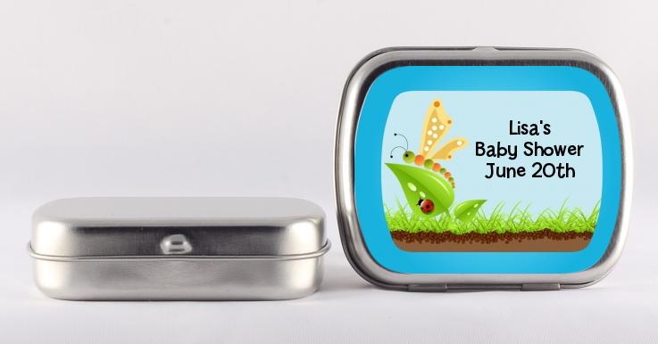 Critters Bugs & Insects - Personalized Baby Shower Mint Tins
