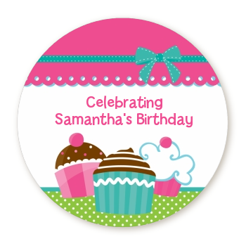 Cupcake Trio - Personalized Birthday Party Table Confetti