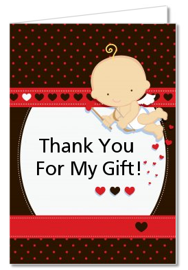 Cupid Baby Valentine's Day - Baby Shower Thank You Cards