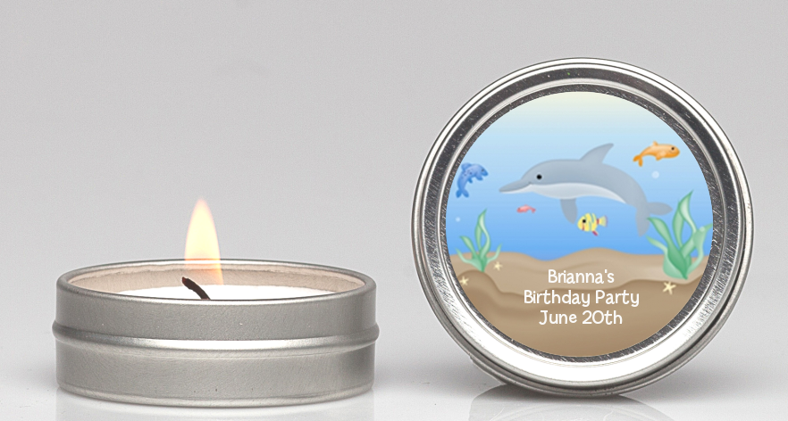 Dolphin - Birthday Party Candle Favors