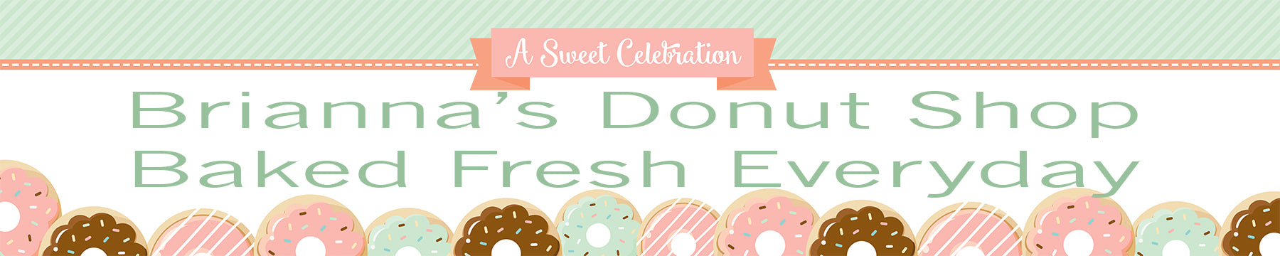 Donut Party - Personalized Birthday Party Banners