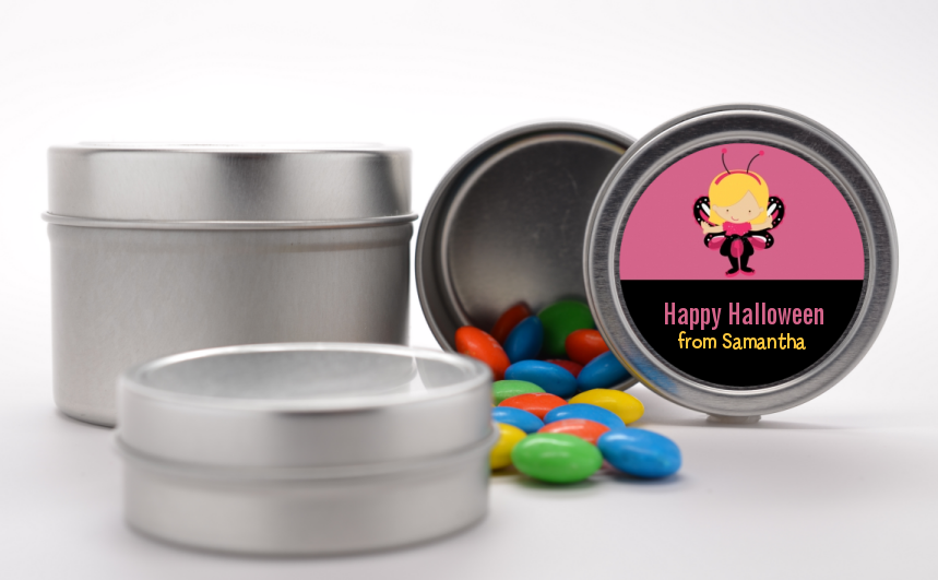 Dress Up Butterfly Costume - Custom Halloween Favor Tins