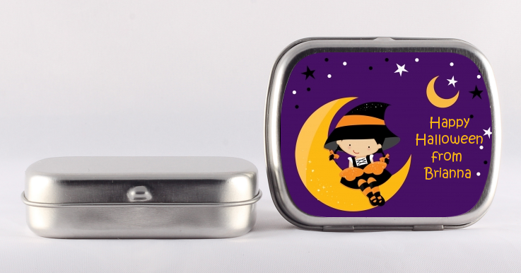 Dress Up Witch Costume - Personalized Halloween Mint Tins