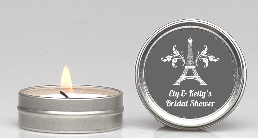 Eiffel Tower - Bridal Shower Candle Favors