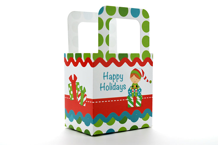 Santa's Little Elf - Personalized Christmas Favor Boxes