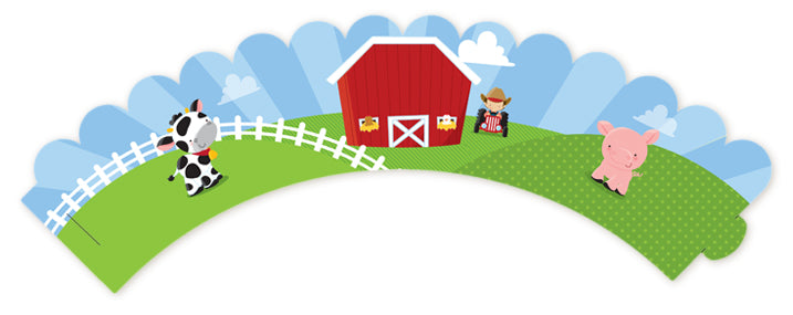 Farm Boy - Birthday Party Cupcake Wrappers