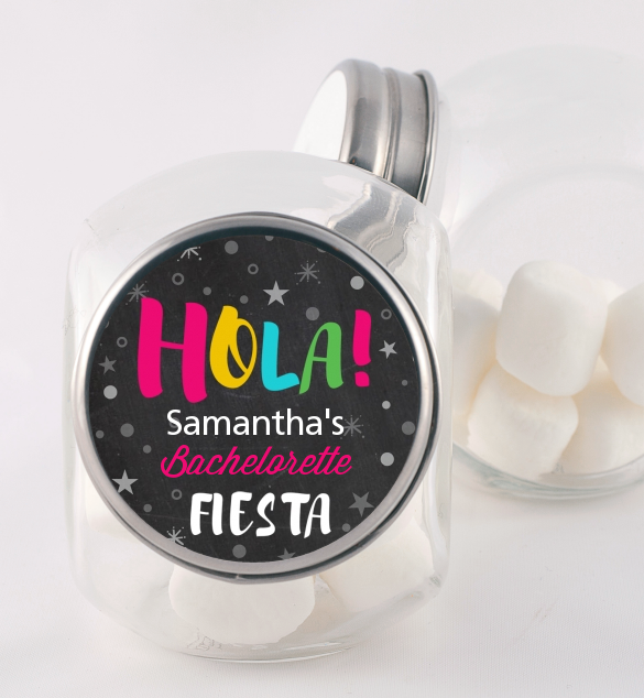 Fiesta - Personalized Bridal Shower Candy Jar