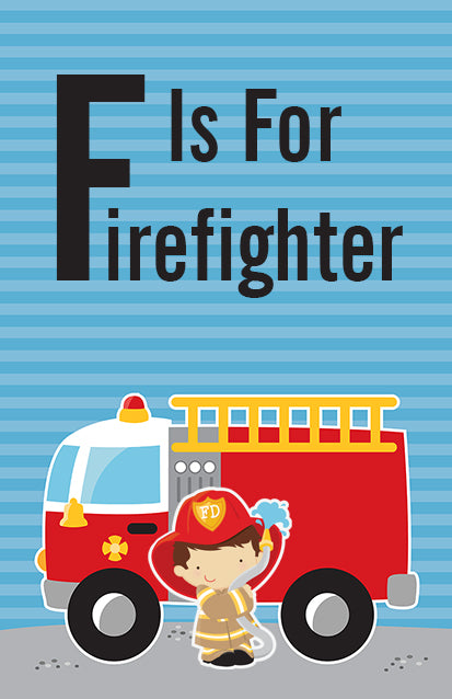 Future Firefighter - Personalized Birthday Party Wall Art