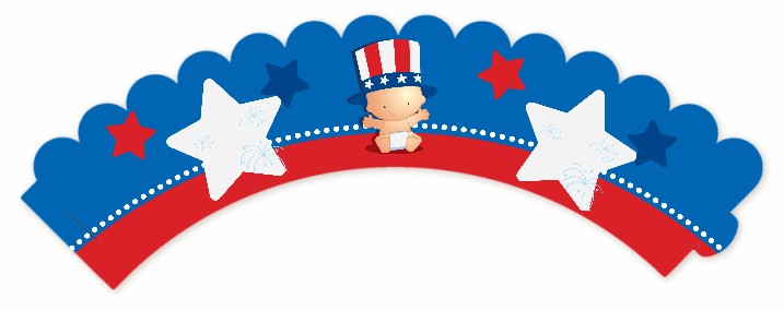 Fourth Of July Little Firecracker - Baby Shower Cupcake Wrappers