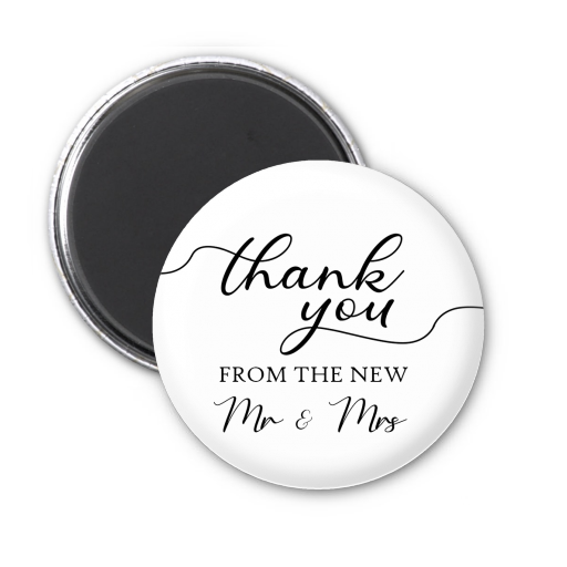 From The New Mr and Mrs - Personalized Bridal Shower Magnet Favors