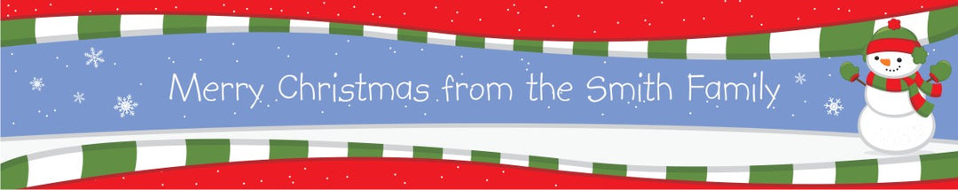 Frosty the Snowman - Personalized Christmas Banners