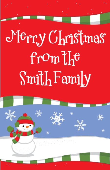 Frosty the Snowman - Personalized Christmas Wall Art