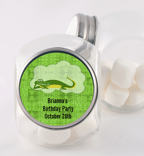 Gator - Personalized Baby Shower Candy Jar