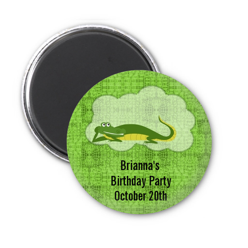 Gator - Personalized Birthday Party Magnet Favors