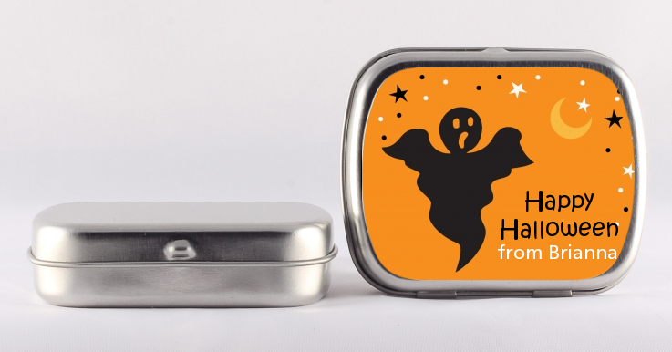 Ghost - Personalized Halloween Mint Tins