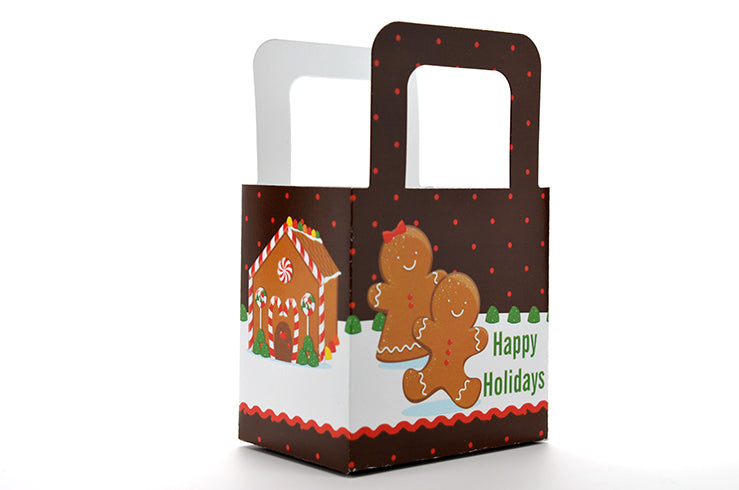 Gingerbread House - Personalized Christmas Favor Boxes