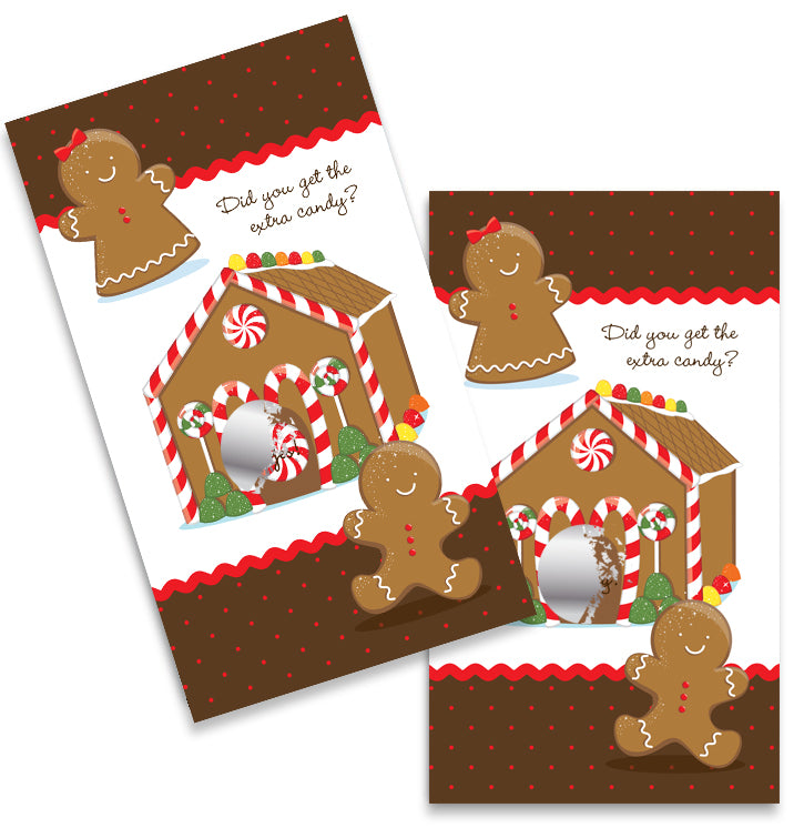 Gingerbread House - Christmas Scratch Off Game Tickets