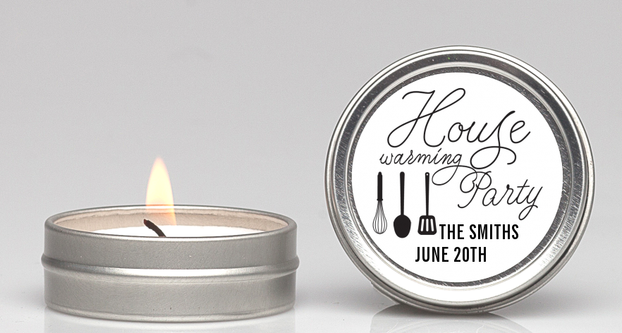 House Warming - Bridal Shower Candle Favors