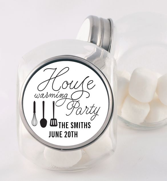 House Warming - Personalized Bridal Shower Candy Jar