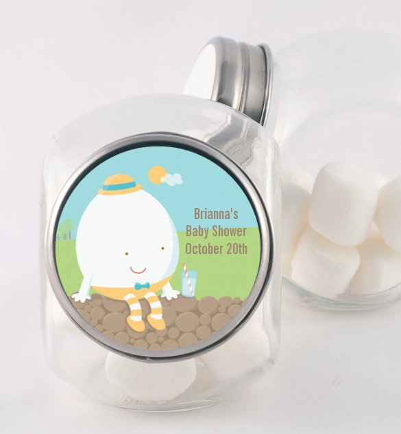 Humpty Dumpty - Personalized Baby Shower Candy Jar