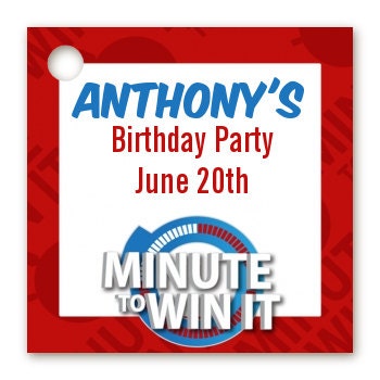 Minute To Win It - Birthday Party Invitation DIY printable PDF