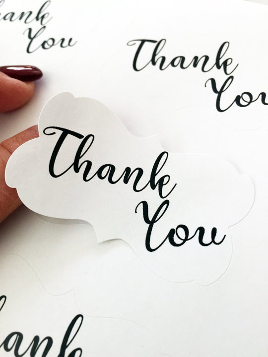 Thank You Sticker - Printed Stickers - Small Business Stickers - Shop Small - Packaging Sticker - Product Packaging Label - Envelope Seal