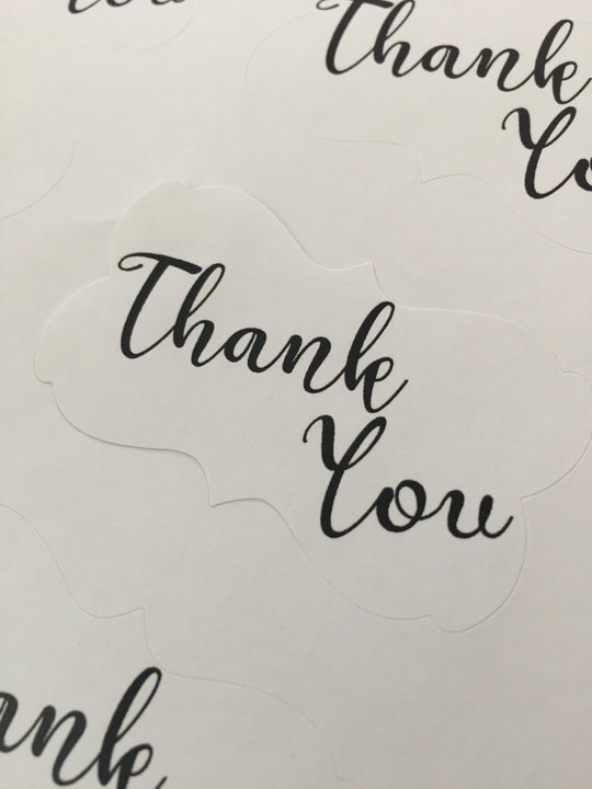 Thank You Sticker - Printed Stickers - Small Business Stickers - Shop Small - Packaging Sticker - Product Packaging Label - Envelope Seal