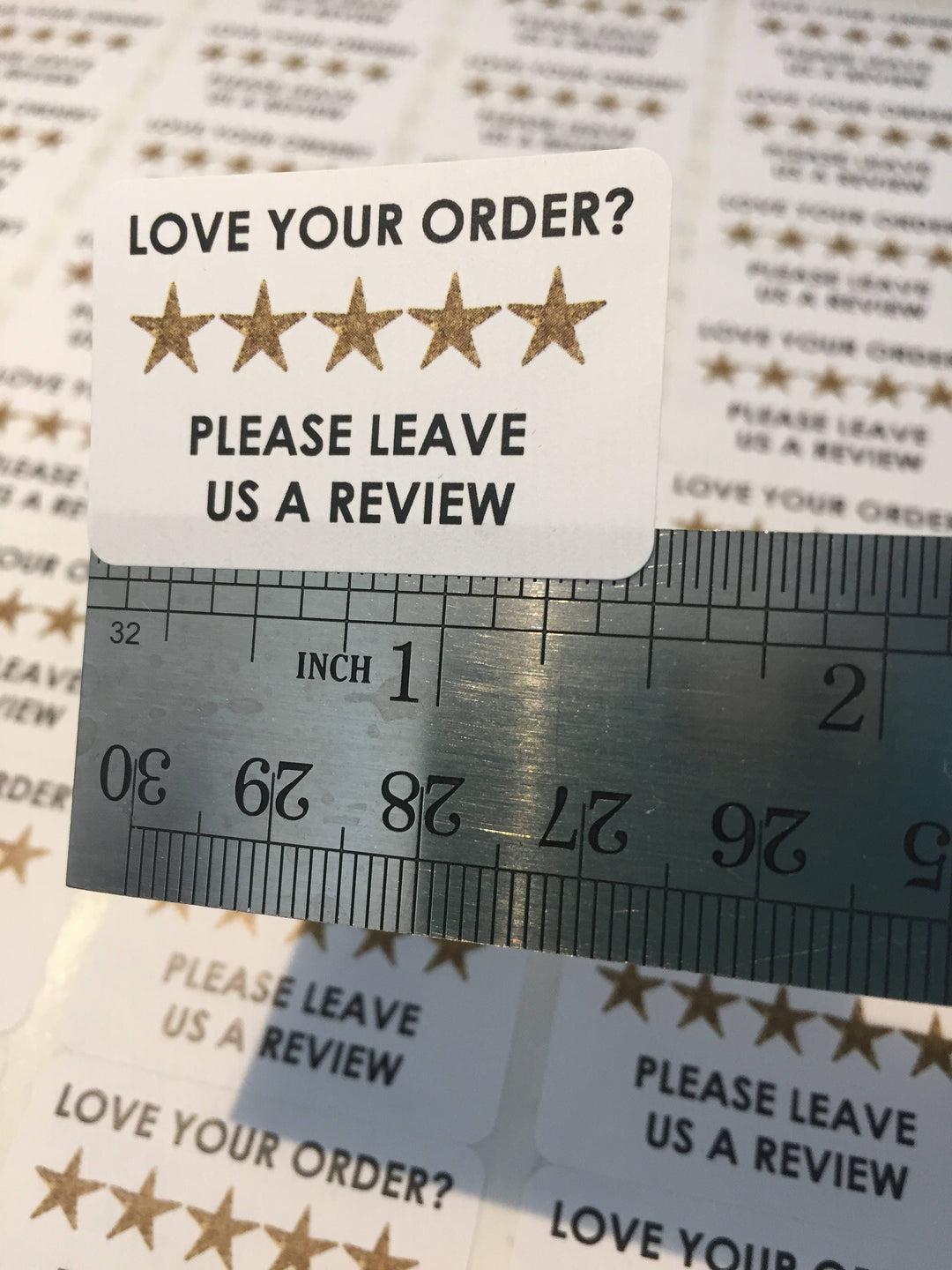 Review Stickers - Please leave a review - Etsy Review - Review Request - Purchase Review - Leave Review Sticker - Five Star - 50 Labels