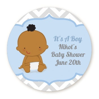 It's A Boy Thank You Stickers, Baby Shower Favors, Thank You For Celebrating Baby Shower Stickers, Round Stickers for Favors, Candy Labels