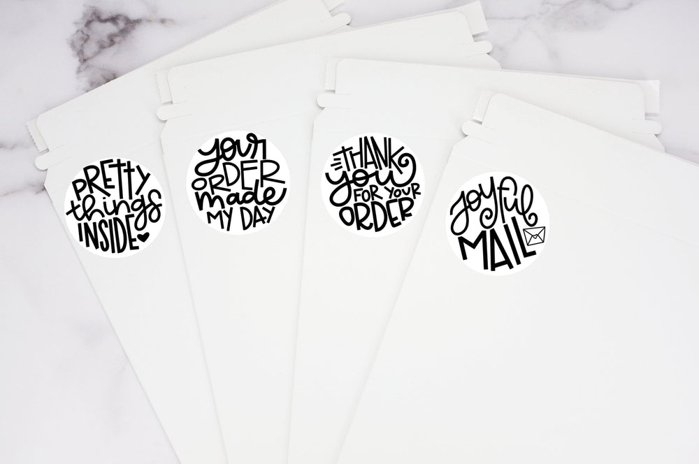 Thank you for supporting a small business- Small Business Packaging - Thank You Labels - Thank You Stickers