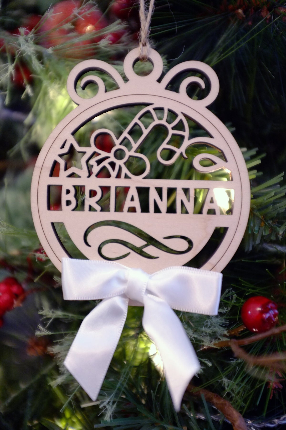 Gingerbread Christmas Ornament | Christmas Wood Tags | Holiday Ornament | Merry Christmas Ornament