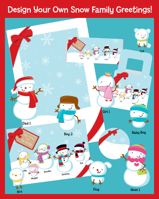 Personalized Snowman Family Christmas Ornament | Our Family Ornament | Christmas Ornament | Custom Family Keepsake | Family Ornament