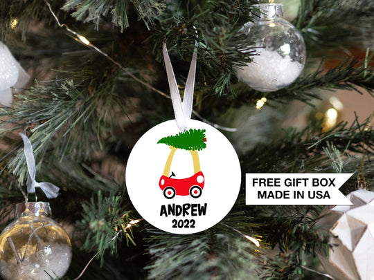 Personalized First Christmas Truck | Baby's 1st Christmas Ornament| Baby First Christmas | Custom Baby Christmas Ornament| Baby Boy Truck