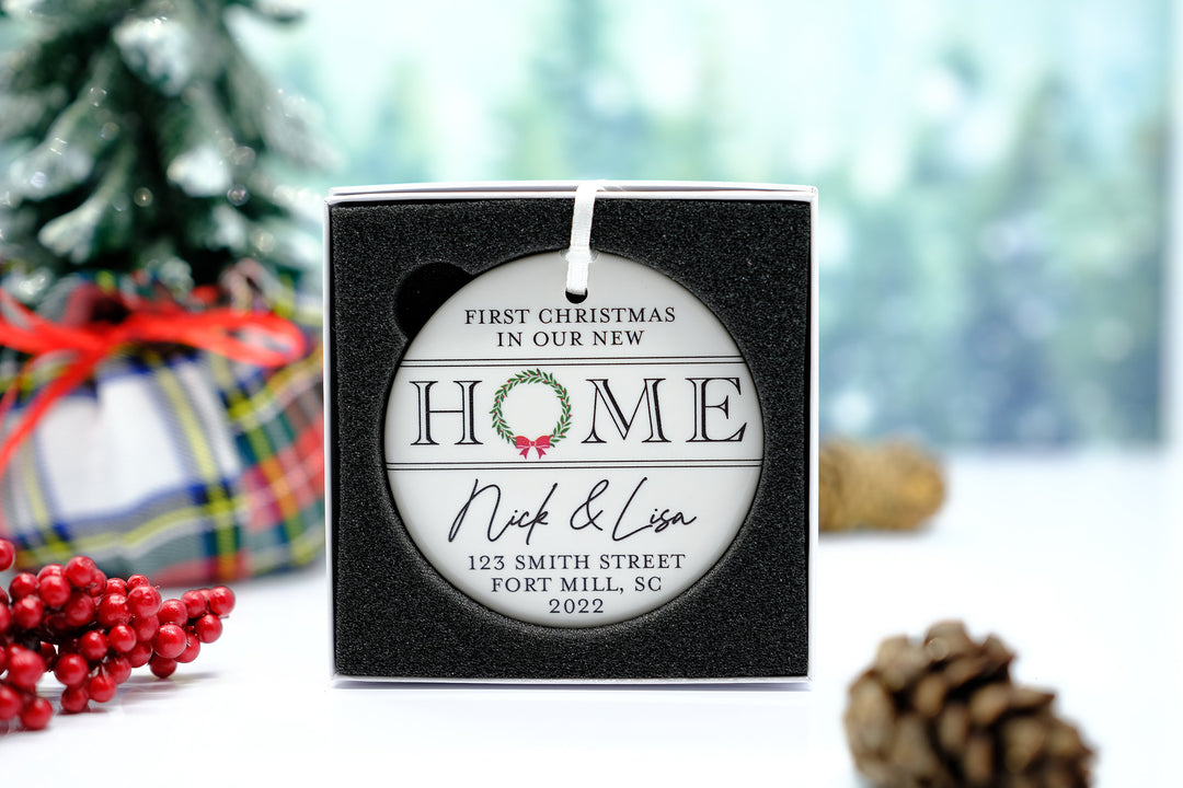 Personalized And Then there was Three Christmas Ornament| Baby First Christmas | Personalized Baby Christmas Ornament | Baby Announcement