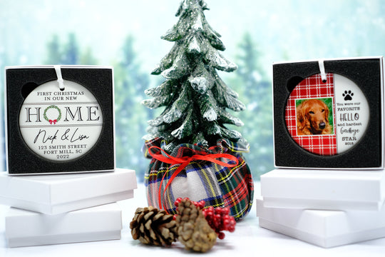 Teacher Retirement Christmas Ornament, Personalized Teaching Christmas Gift, Make a Difference Christmas Ceramic Ornament