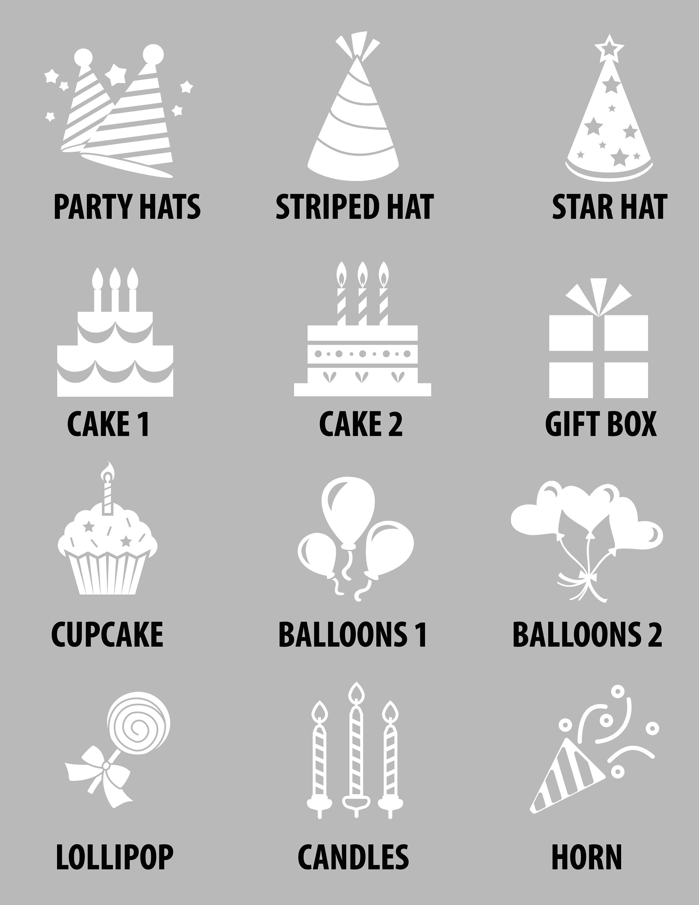 Thank You Birthday Party Favor Stickers, Thank You For Celebrating Birthday Stickers, Chocolate Kiss Label Favors, Candy Stickers Birthday