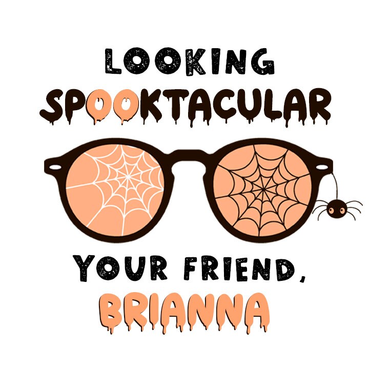 Looking Spooktacular Personalized Halloween Sticker, Custom Halloween Stickers, Kids Halloween Favor Stickers, Halloween Stickers for School