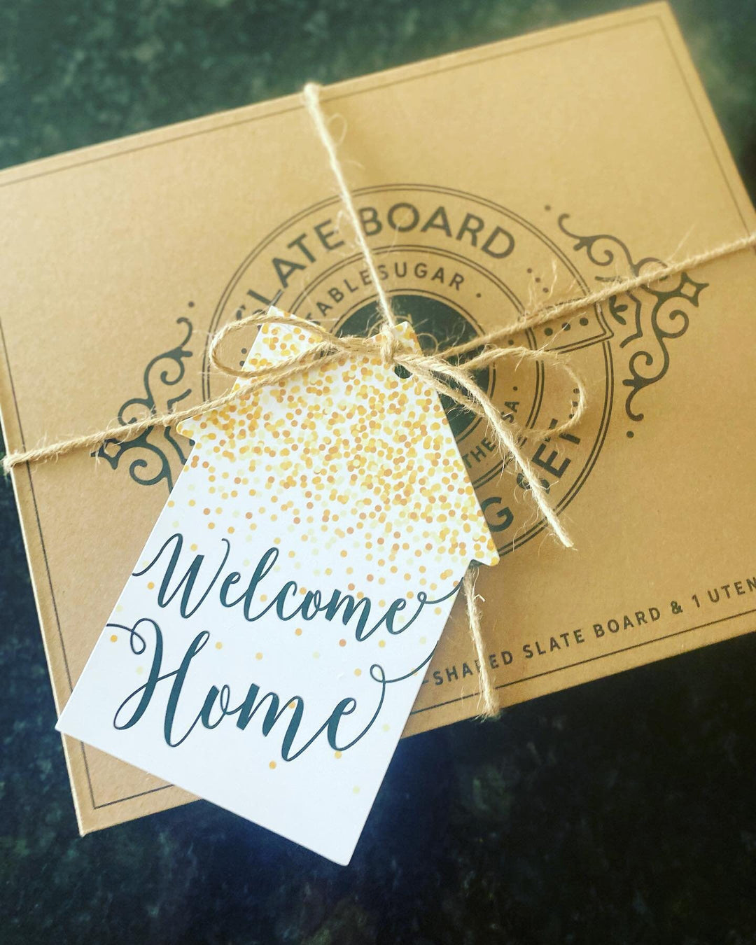 Happy Home Anniversary Invitation  - Real Estate Welcome Home Cards- Custom House Shaped New Home Invitations - Printed Welcome Home Cards