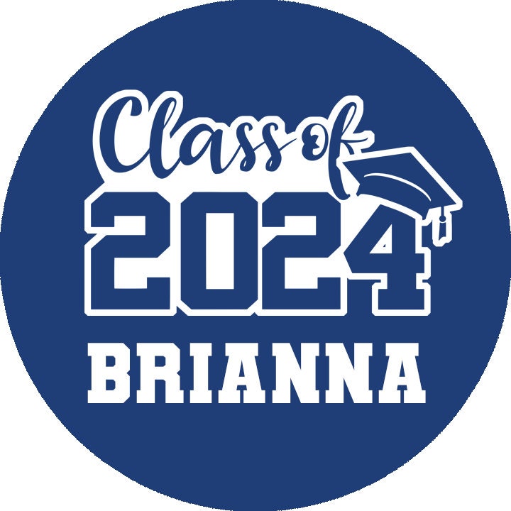Personalized Chocolate Stickers for Graduation, Class of 2025 Custom Chocolate Label, Personalized Stickers Chocolate Kiss Grad Favors
