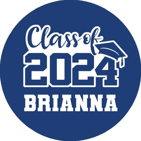 Personalized Chocolate Stickers for Graduation, Class of 2025 Custom Chocolate Label, Personalized Stickers Chocolate Kiss Grad Favors