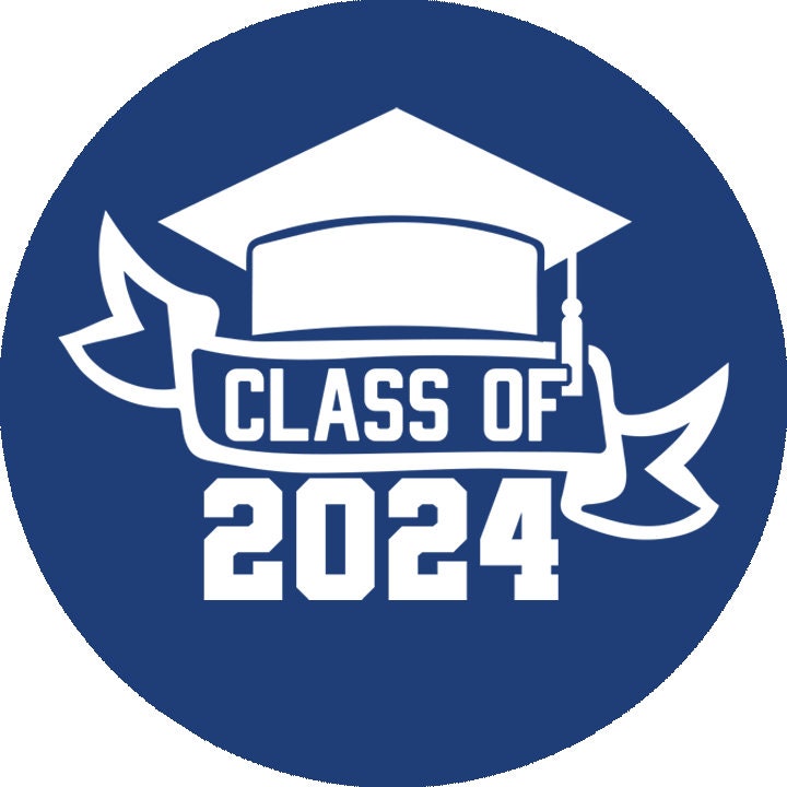 Class of 2025 Graduation Stickers for Candy or Kisses, Personalized Graduation Party Favors, Graduate Envelope Seals, Grad Decor - 108ct