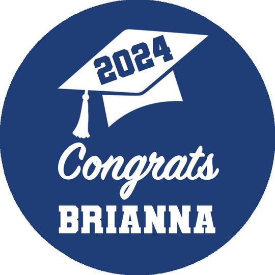 Class of 2025 Graduation Stickers for Candy or Kisses, Personalized Graduation Party Favors, Graduate Envelope Seals, Grad Decor - 108ct