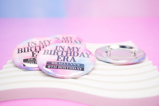 In My Birthday Era Buttons, In My Birthday Era Party Favor, Cute Birthday Buttons, Trendy Birthday Decorations for Her, Birthday Pins