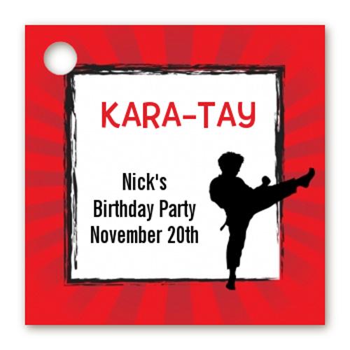 Karate Kid - Fill In The Blank Birthday Party Thank You Card  - Professionally printed *or* DIY printable PDF