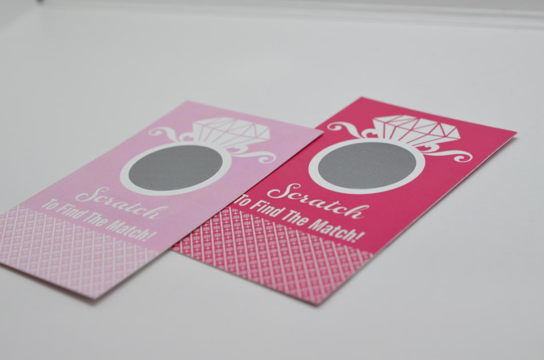 5 extra Scratch Off Cards - Bridal Shower Scratch Off Cards - Bridal Shower Game - Bachelorette Party Games -