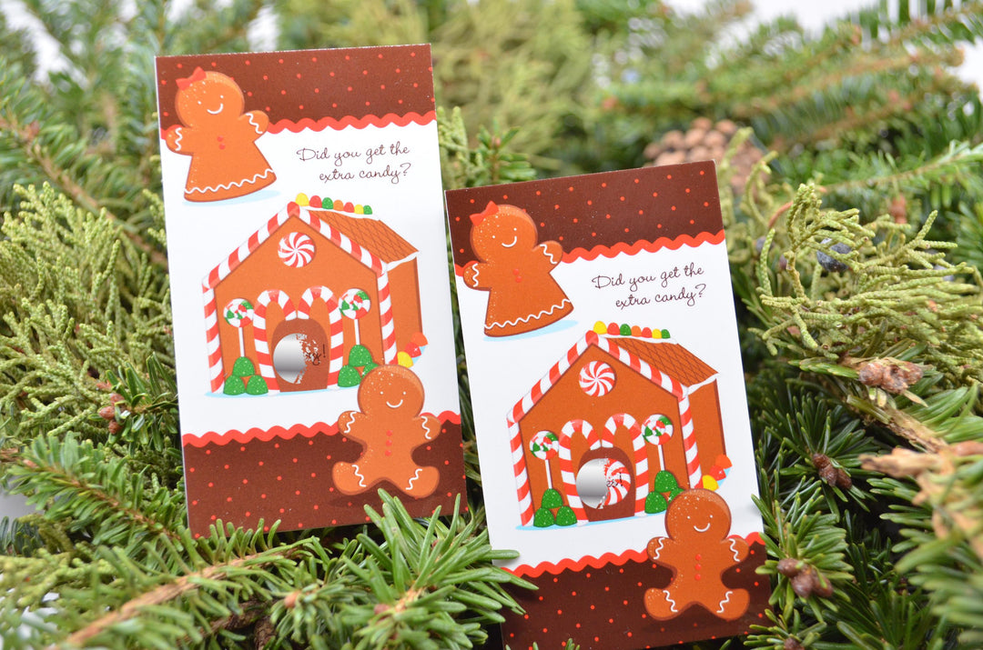 Gingerbread Return Address Labels | Holiday Return Address Sticker Labels | Christmas Return Address Labels | (Set of 27)