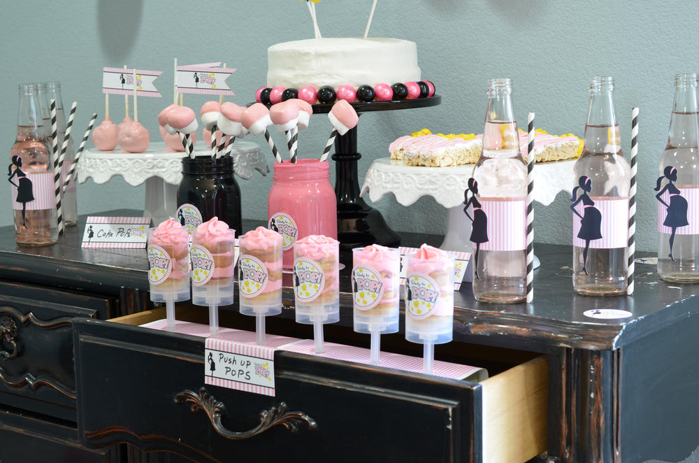 Ready To Pop Pink - Printable Popcorn Wrappers