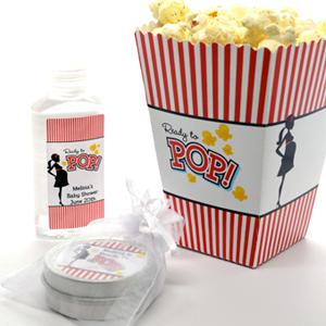 Ready To Pop - Personalized Custom Baby Shower Popcorn Boxes Set of 10 Boxes