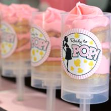 Pink About To Pop® - Personalized Baby Shower Popcorn Boxes (Set of 10)